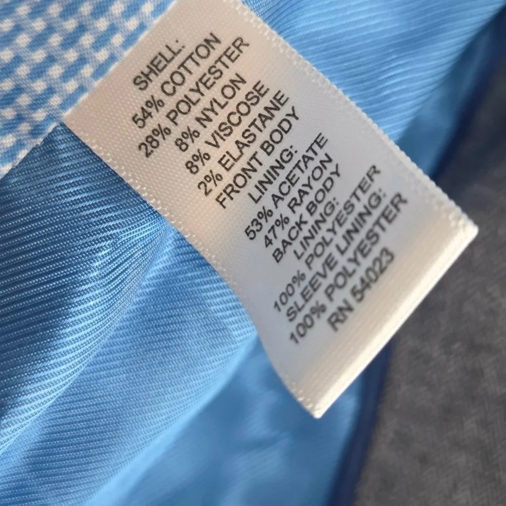 Banana Republic Tailored Fit Gray Blazer Sport Coat‎ 38R Emmetex Italian Fabric